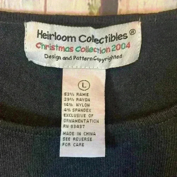 Christmas Sequin Santa Sweater Size L - Picture 3 of 5